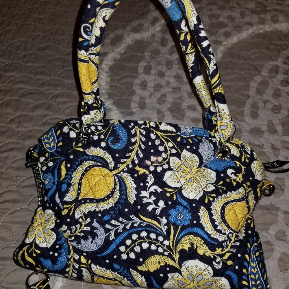 NWOT Vera Bradley Blue Dual Strap Bag